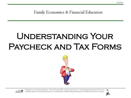 Understanding Your Paycheck and Tax Forms