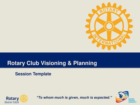 Rotary Club Visioning & Planning