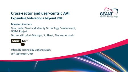 Cross-sector and user-centric AAI