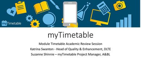 myTimetable Module Timetable Academic Review Session