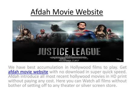 Afdah Movie Website We have best accumulation in Hollywood films to play. Get afdah movie website with no download in super quick speed. Afdah introduce.