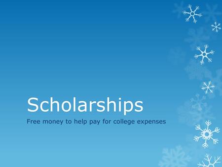 Free money to help pay for college expenses