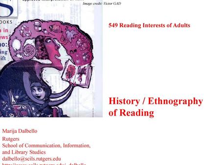 History / Ethnography of Reading