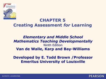 CHAPTER 5 Creating Assessment for Learning