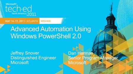 Advanced Automation Using Windows PowerShell 2.0