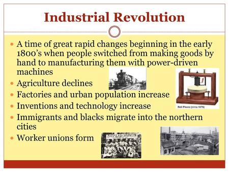 Industrial Revolution