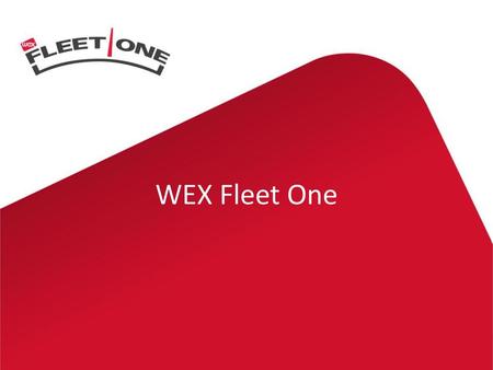 WEX Fleet One.