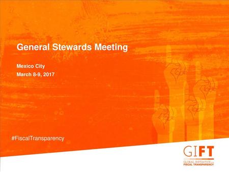 General Stewards Meeting