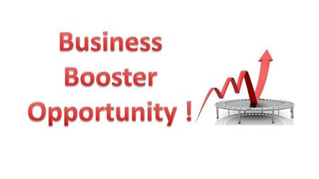 Business Booster Opportunity !