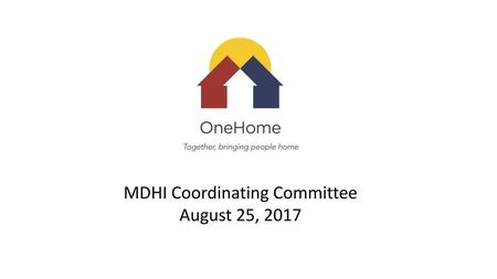 MDHI Coordinating Committee