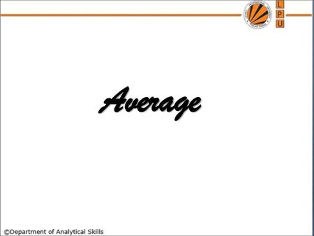 Average.