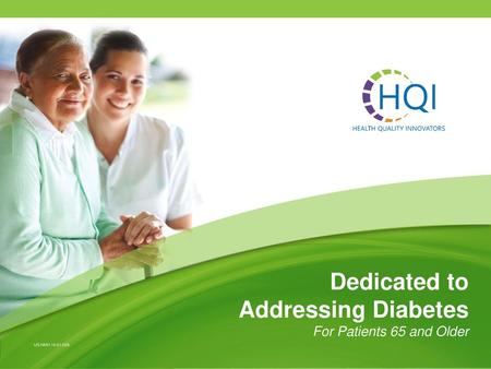 Dedicated to Addressing Diabetes For Patients 65 and Older