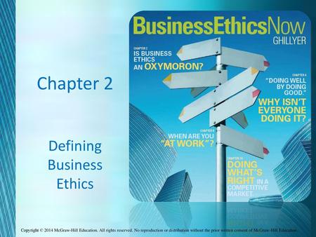 Defining Business Ethics