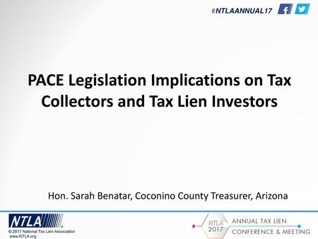 PACE Legislation Implications on Tax Collectors and Tax Lien Investors