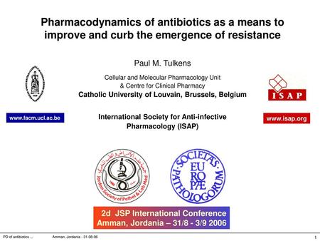 International Society for Anti-infective Pharmacology (ISAP)