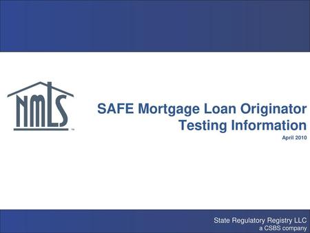 NMLS Testing & Education