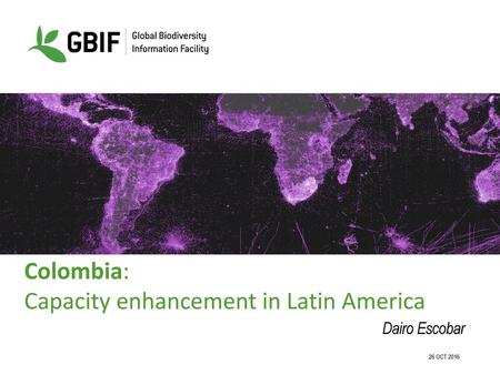 Colombia: Capacity enhancement in Latin America