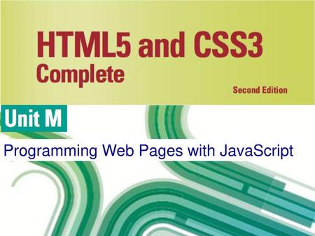 Programming Web Pages with JavaScript