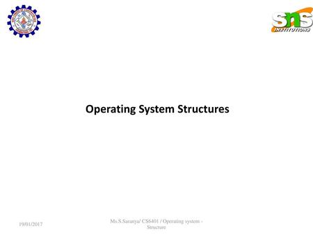 Operating System Structures