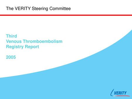 The VERITY Steering Committee