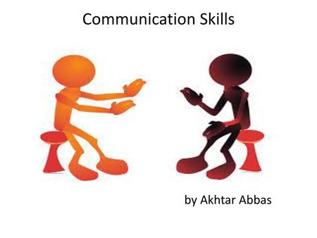 Communication Skills by Akhtar Abbas.