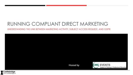 Running Compliant Direct Marketing