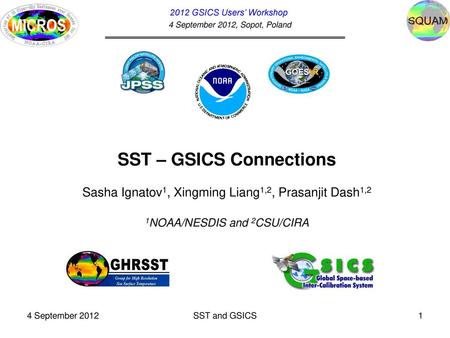 SST – GSICS Connections