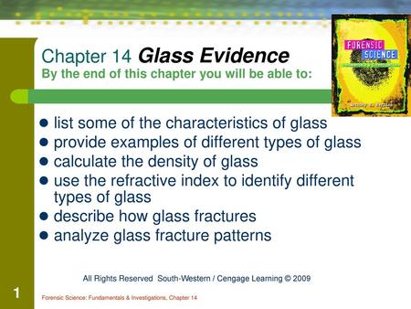 list some of the characteristics of glass