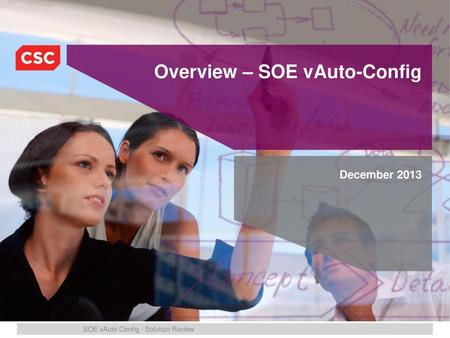 Overview – SOE vAuto-Config