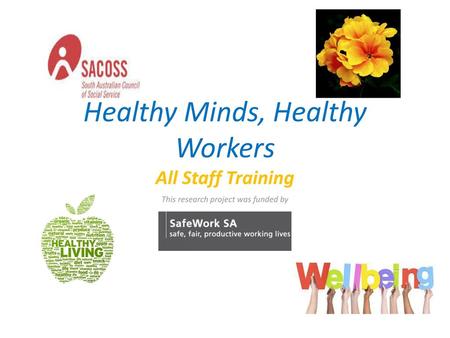 Healthy Minds, Healthy Workers All Staff Training