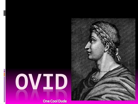 Ovid One Cool Dude.