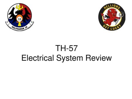 TH-57 Electrical System Review