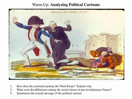 Warm-Up: Analyzing Political Cartoons