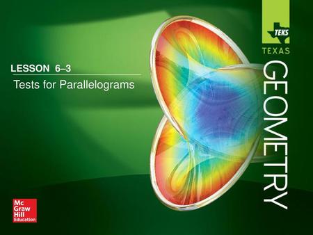 Tests for Parallelograms