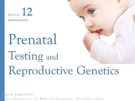 Intro Until recently, couples had to choose between taking the risk or considering other options Over the past three decades, prenatal diagnosis-the.