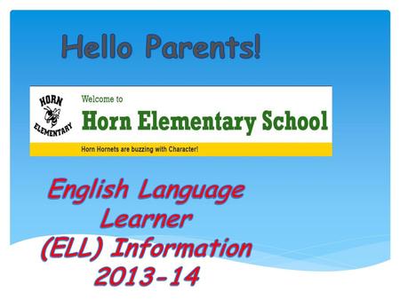 English Language Learner