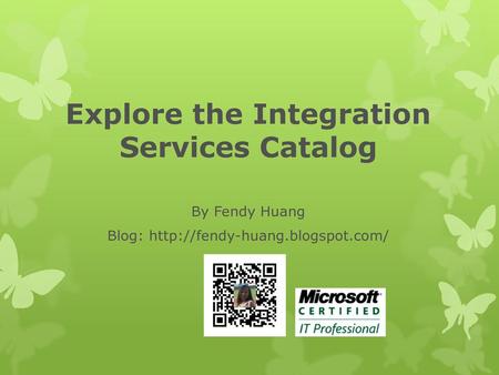 Explore the Integration Services Catalog