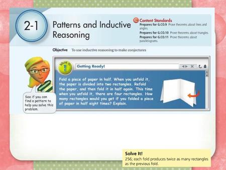 2-1 Patterns and Inductive Reasoning