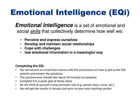 Emotional Intelligence (EQi)