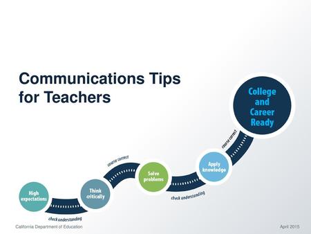 Communications Tips for Teachers