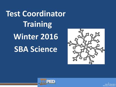 Test Coordinator Training