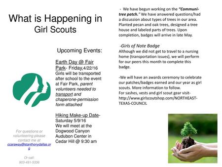 What is Happening in Girl Scouts