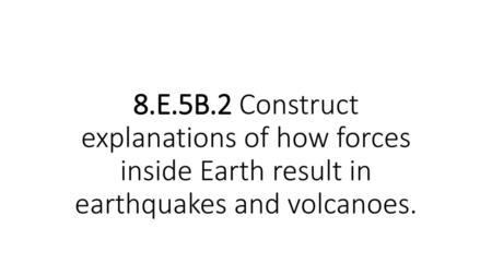 Convection currents in the mantle result in the movement of lithospheric plates. The motion and interactions of the plates can create patterns in the.