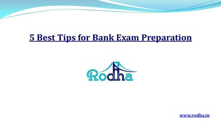 5 Best Tips for Bank Exam Preparation.