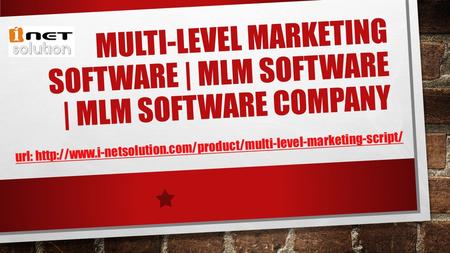 MULTI-LEVEL MARKETING SOFTWARE | MLM SOFTWARE | MLM SOFTWARE COMPANY 