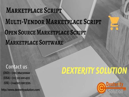 Dexterity Solution Marketplace Script - Multi-Vendor Marketplace Script - Open Source Marketplace Script | Marketplace Software.