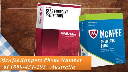 McAfee Support Phone Number Australia +61 1800-431-295