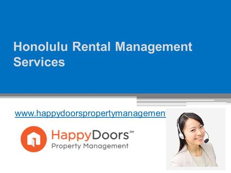 Honolulu Rental Management Services