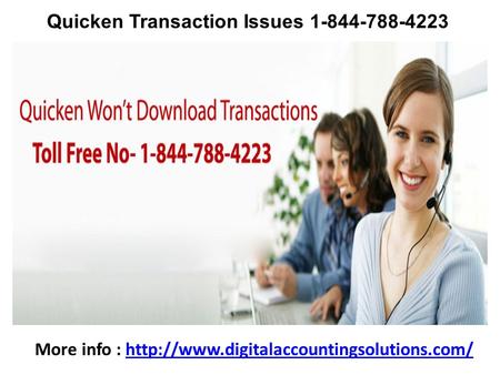 Quicken Transaction Issues