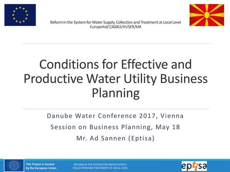 Danube Water Conference 2017, Vienna